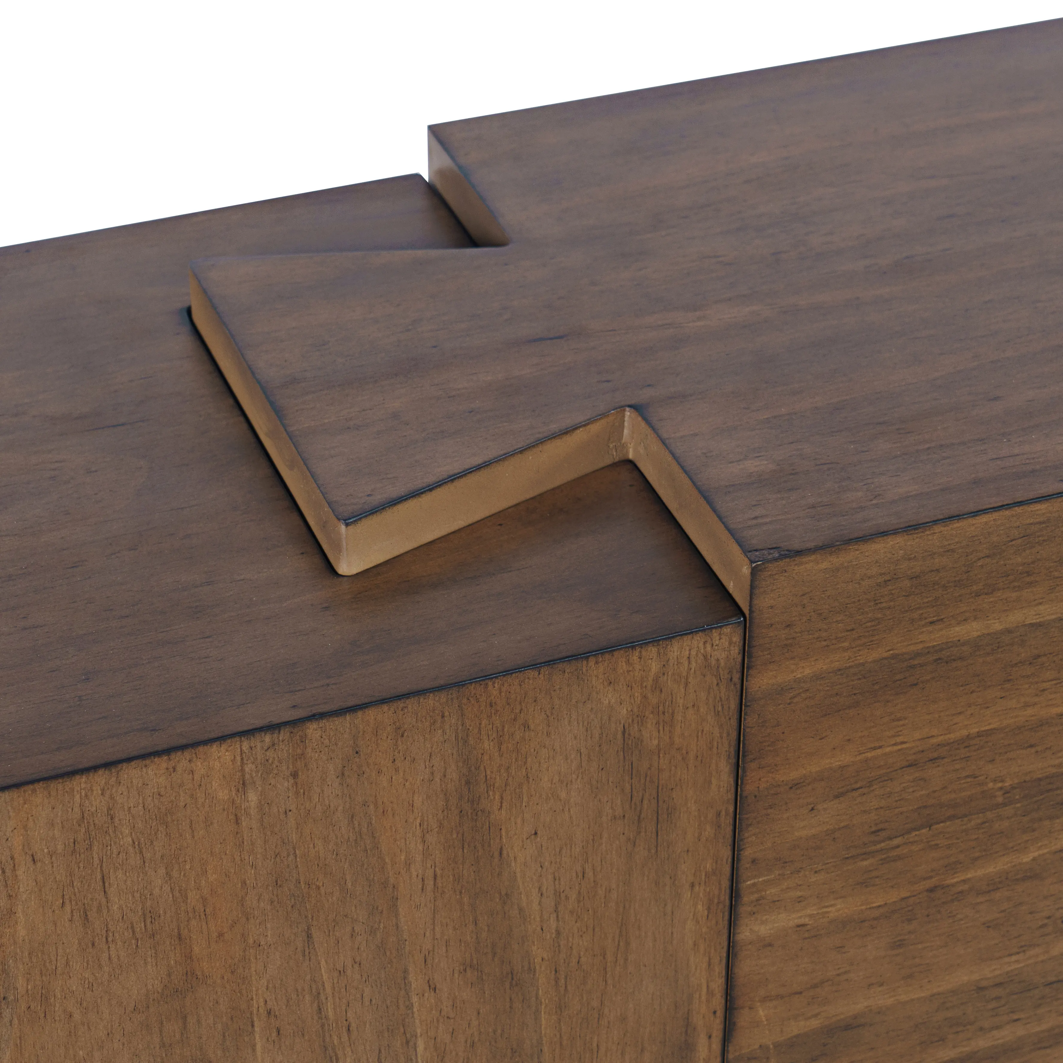 Taos Brown Sofa Table-3