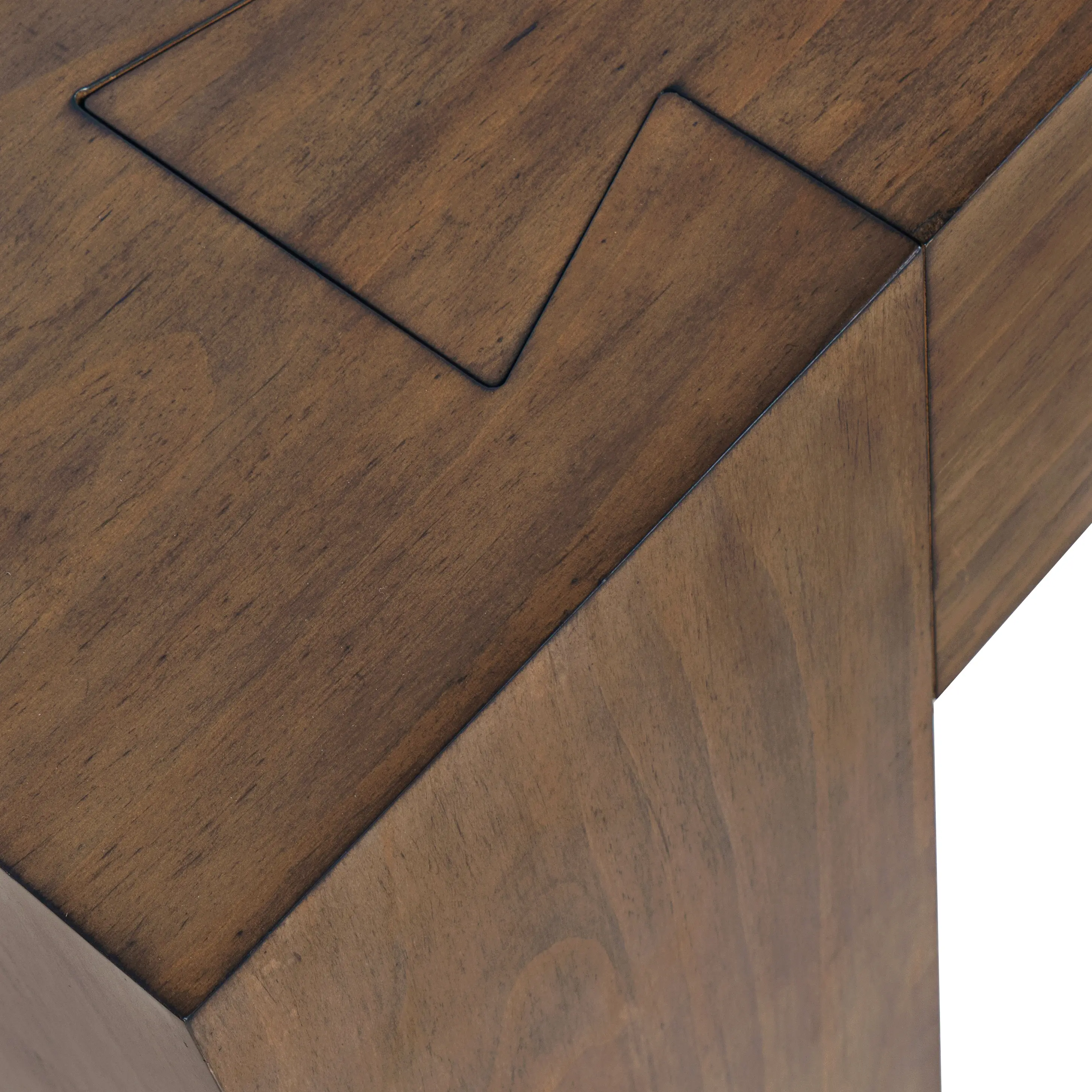 Taos Brown Sofa Table-4