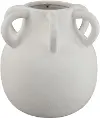 White Vase with Small Handles