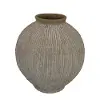 Round Ribbed Vase