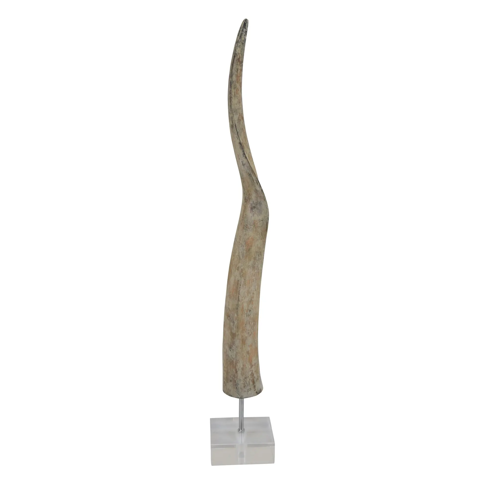 Natural Horn on Acrylic Base-1