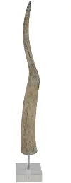Natural Horn on Acrylic Base