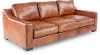 Ramba Chestnut Brown Leather Sofa