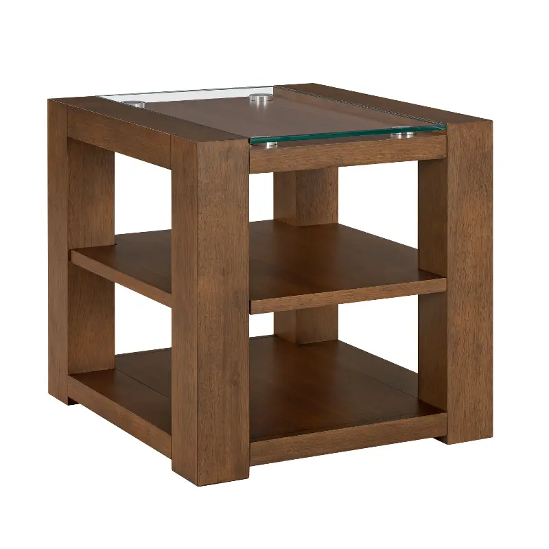 Beckton Light Walnut End Table