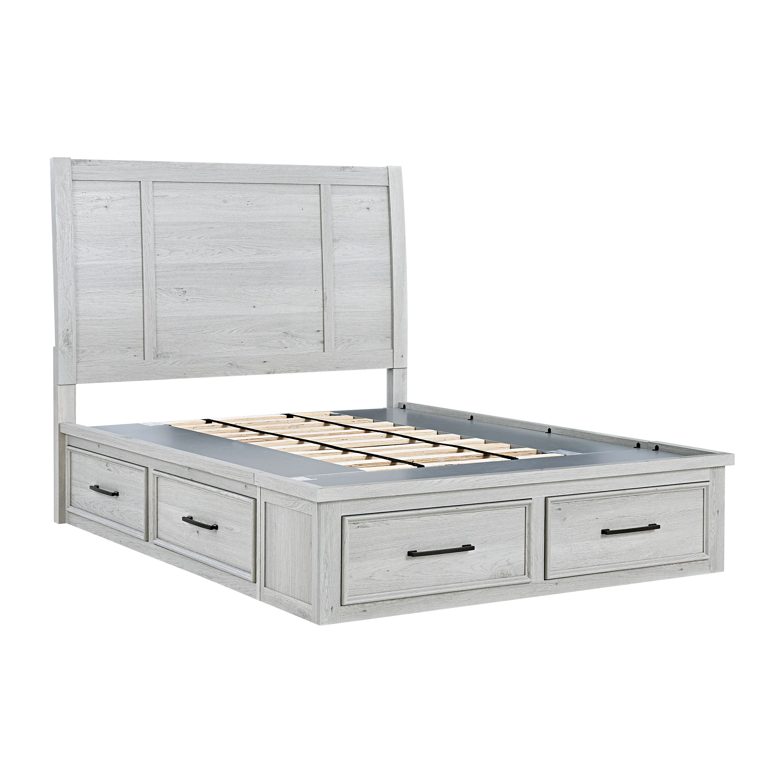 Bridget Whitewash King Storage Bed-6