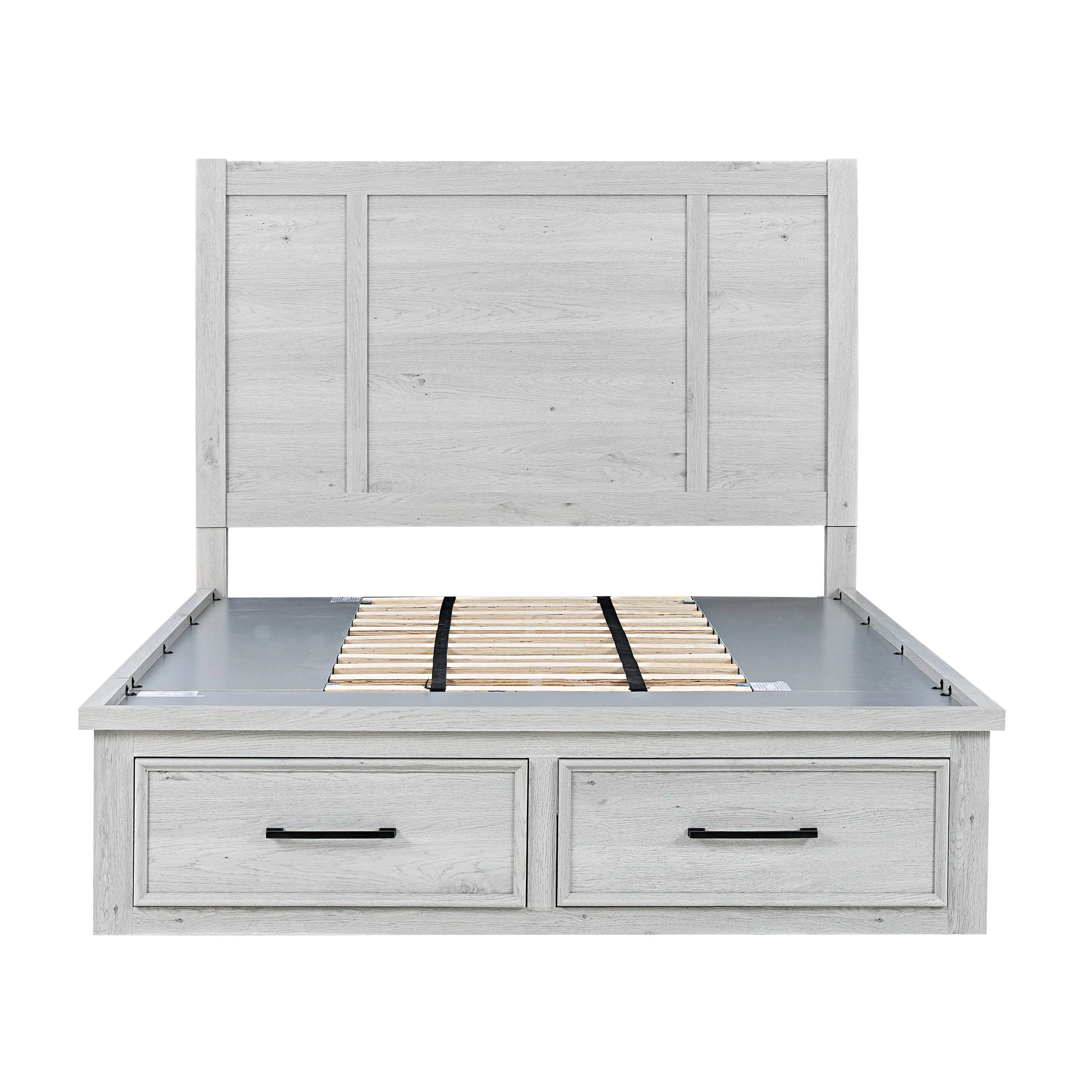 Bridget Whitewash King Storage Bed-8