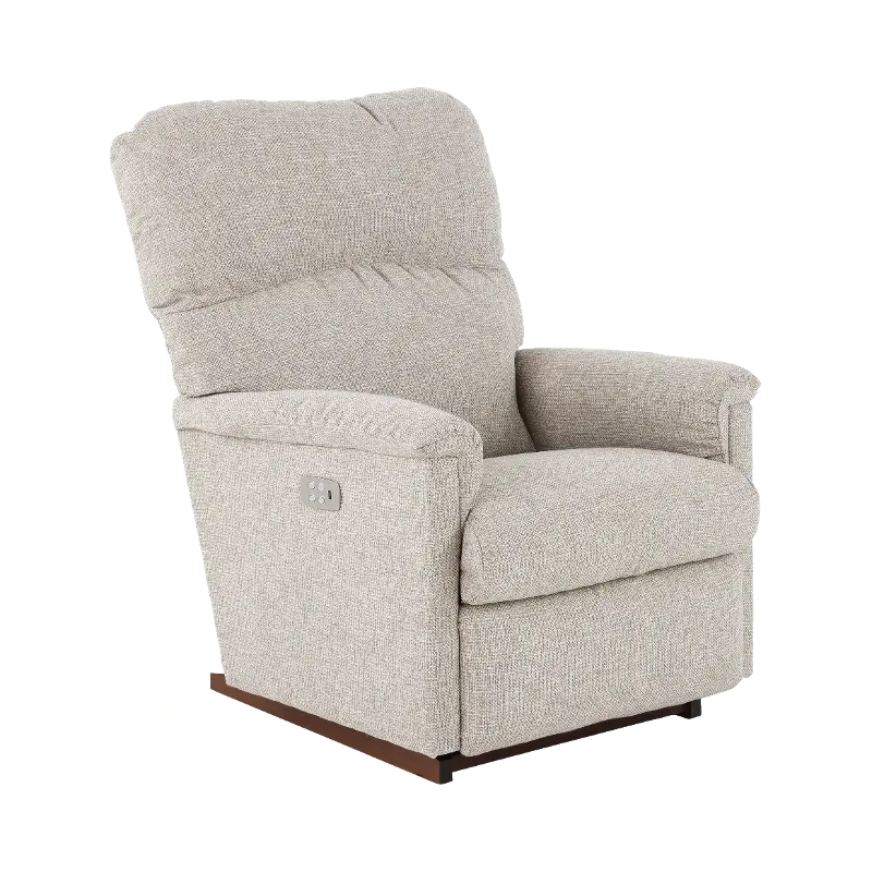 Collage Light Gray Power Rocker Recliner
