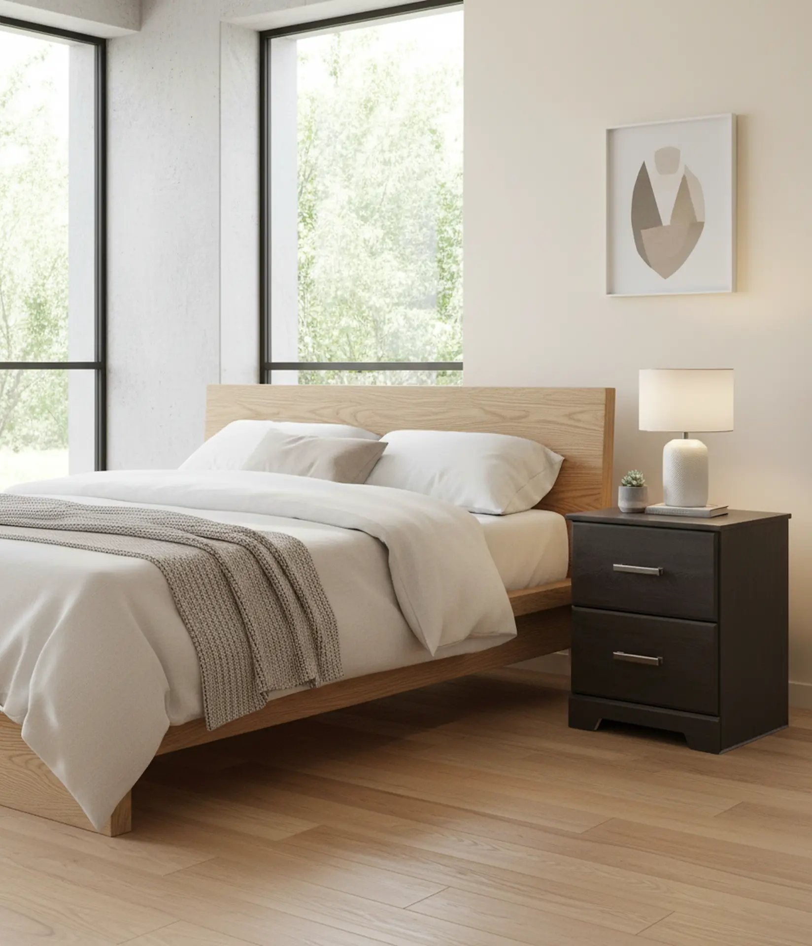 Blynn Black Nightstand-11