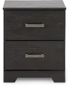 Blynn Black Nightstand