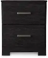 Blynn Black Nightstand