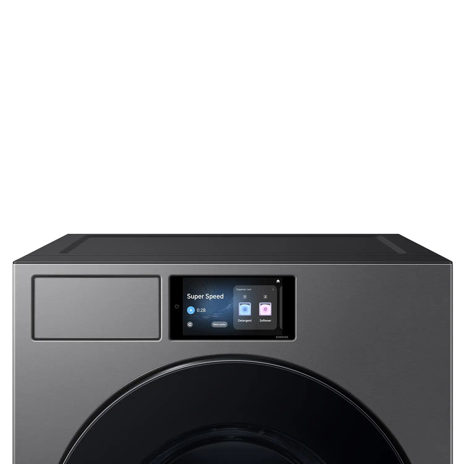 WF90F53ADS Samsung Bespoke 5.3 Cu Ft Front Load Washer - Dark Steel-11