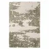 Nuvia 8 x 10 Green Ivory Wool Area Rug
