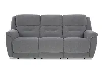 Knockout Granite Gray Power Reclining Sofa