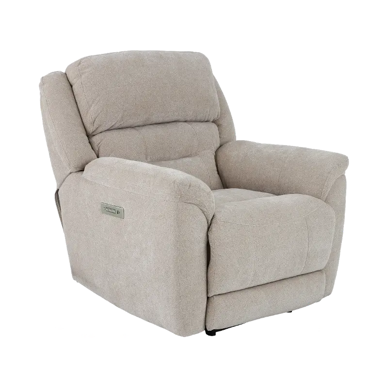 Knockout Stone Beige Power Recliner
