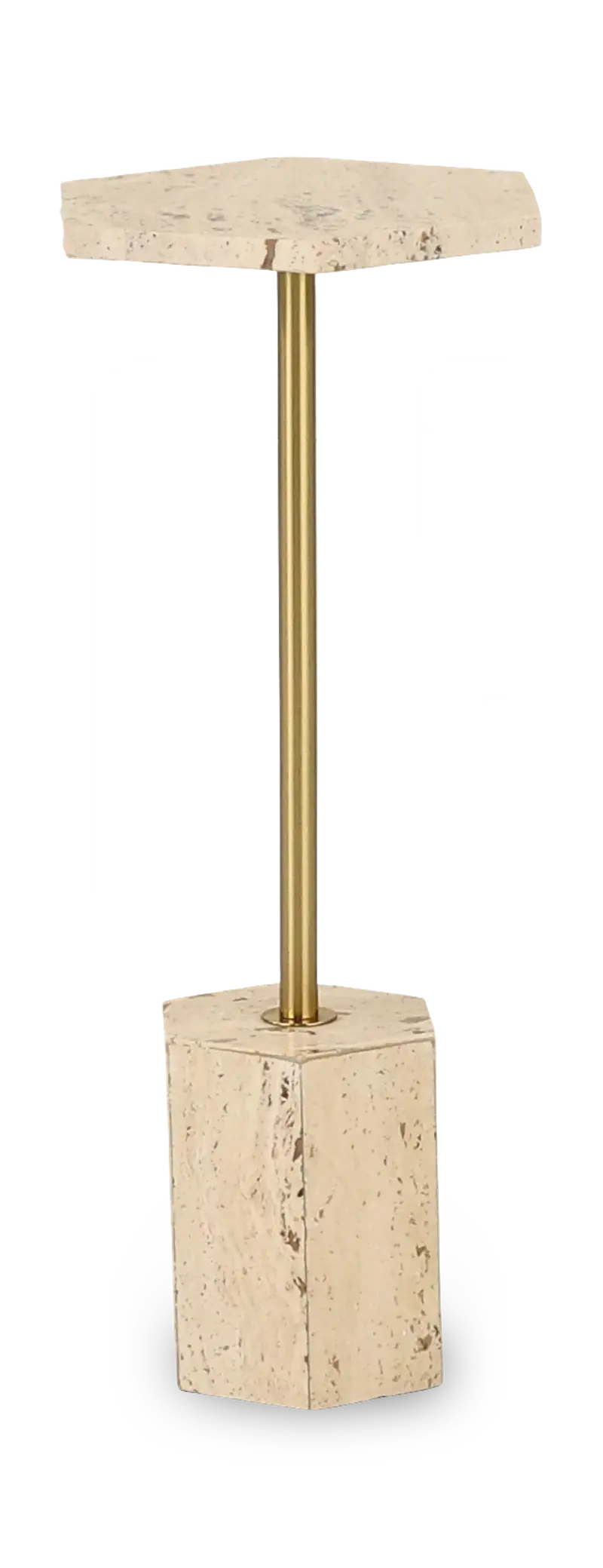 Marble Hexagon Drink Table