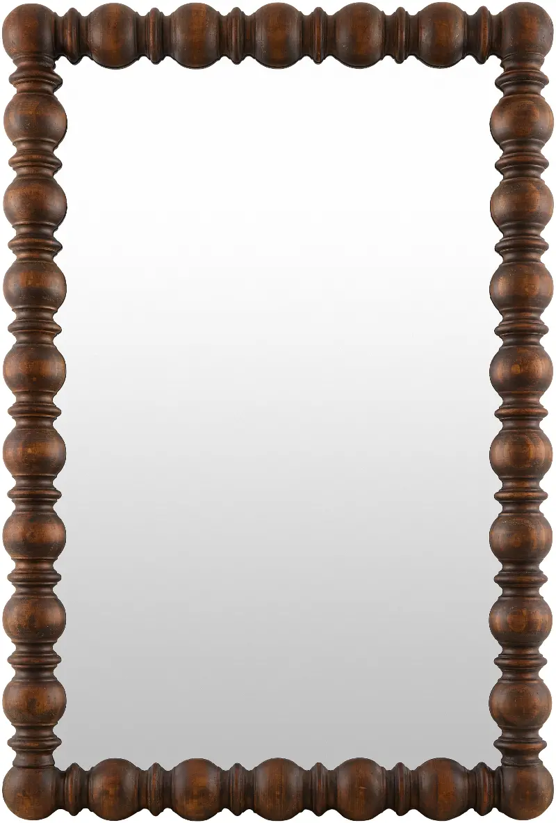 Brennan Brown Accent Wall Antique Mirror