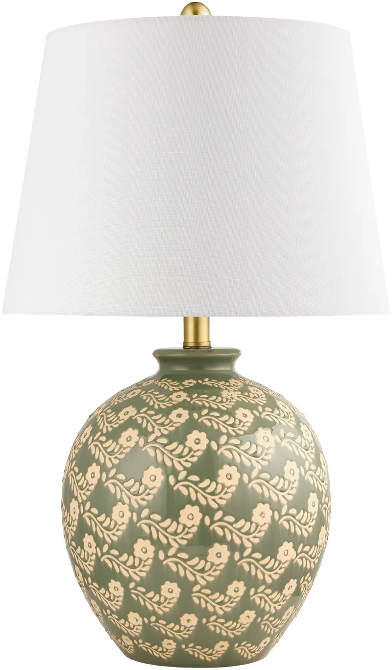 Supino Dark Green Accent Table Lamp
