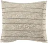 Gray Flannel Blue Jute Toss Pillow