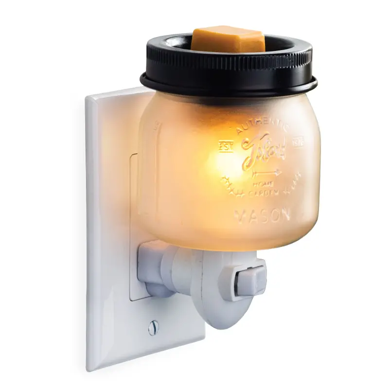 Glass Mason Jar Plug Warmer