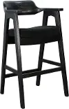 Wren Black 30  Bar Stool