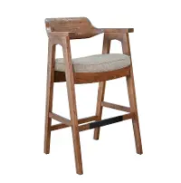Wren Cinder Brown 24  Counter-Height Stool