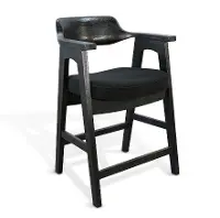 Wren Black 24  Counter-Height Stool