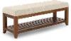 936-C9001B Shaker Lakes Dark Brown Dining Bench