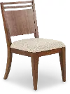 936-C9101S Shaker Lakes Dark Brown Ladder-Back Dining Chair