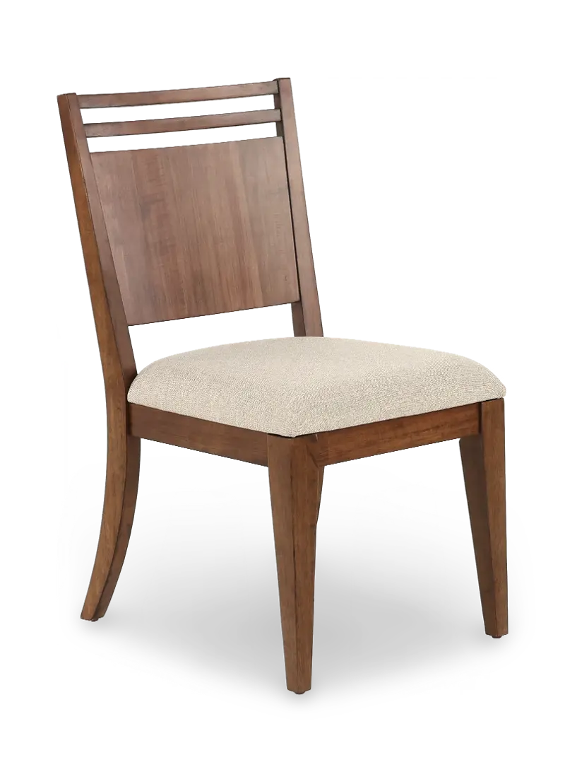 Shaker Lakes Dark Brown Ladder-Back Dining Chair