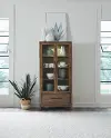 936-CH3676 Shaker Lakes Brown Display Cabinet