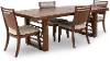 5PC:936 Shaker Lakes Dark Brown 5-Piece Dining Set