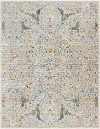 REN2301-575 Reina 5 x 8 Gray Blue Area Rug