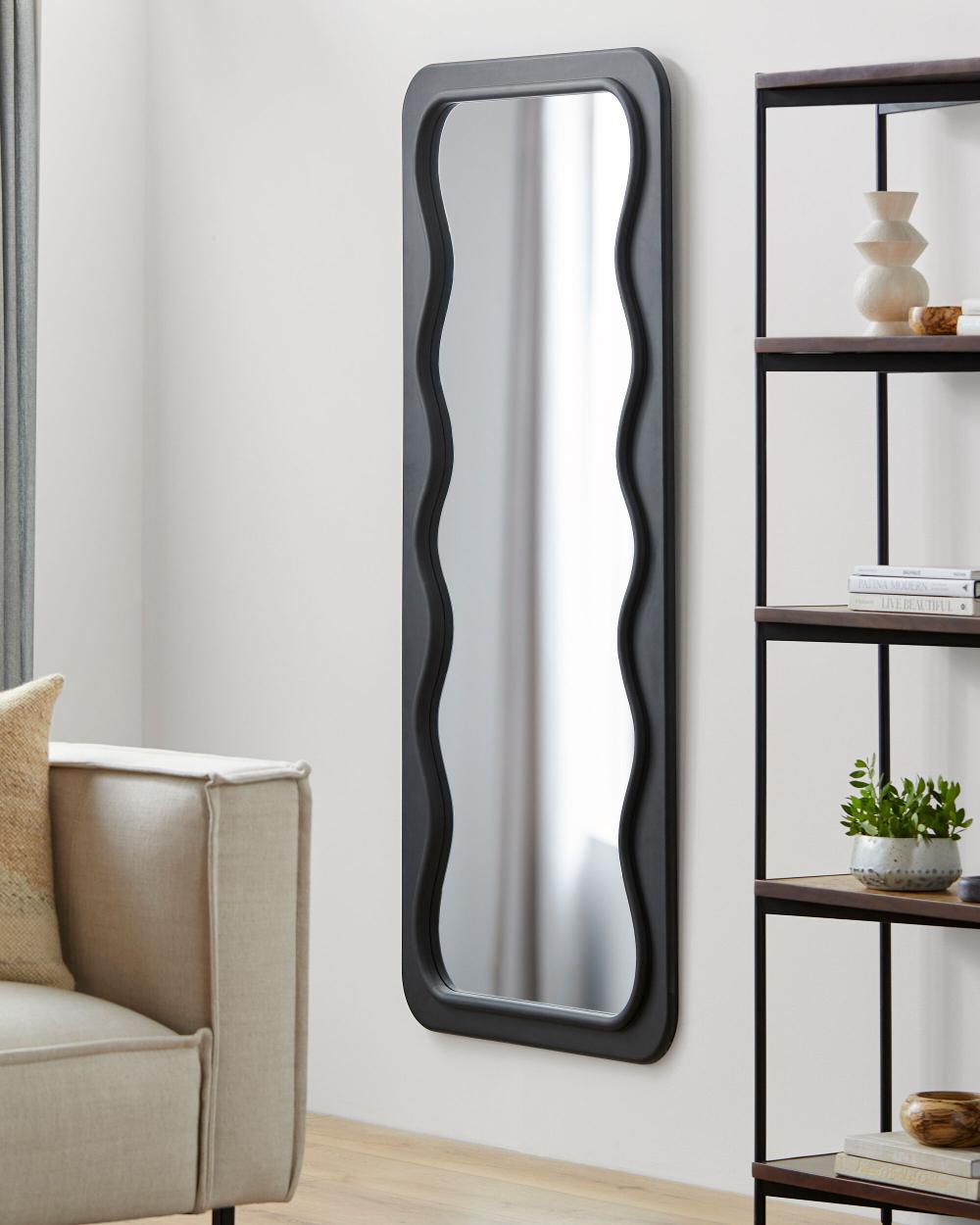 Arklow Black Full Length Mirror