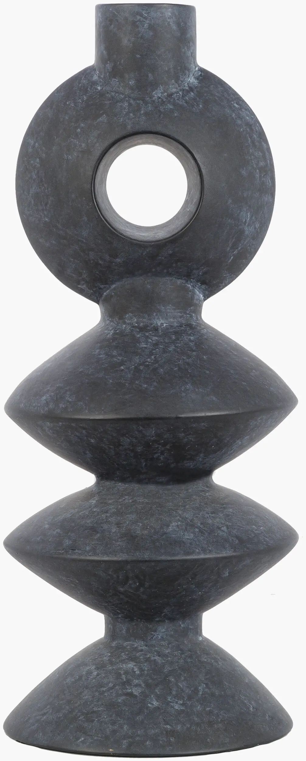 YAG-006 Yagya Black Ceramic Vase-4