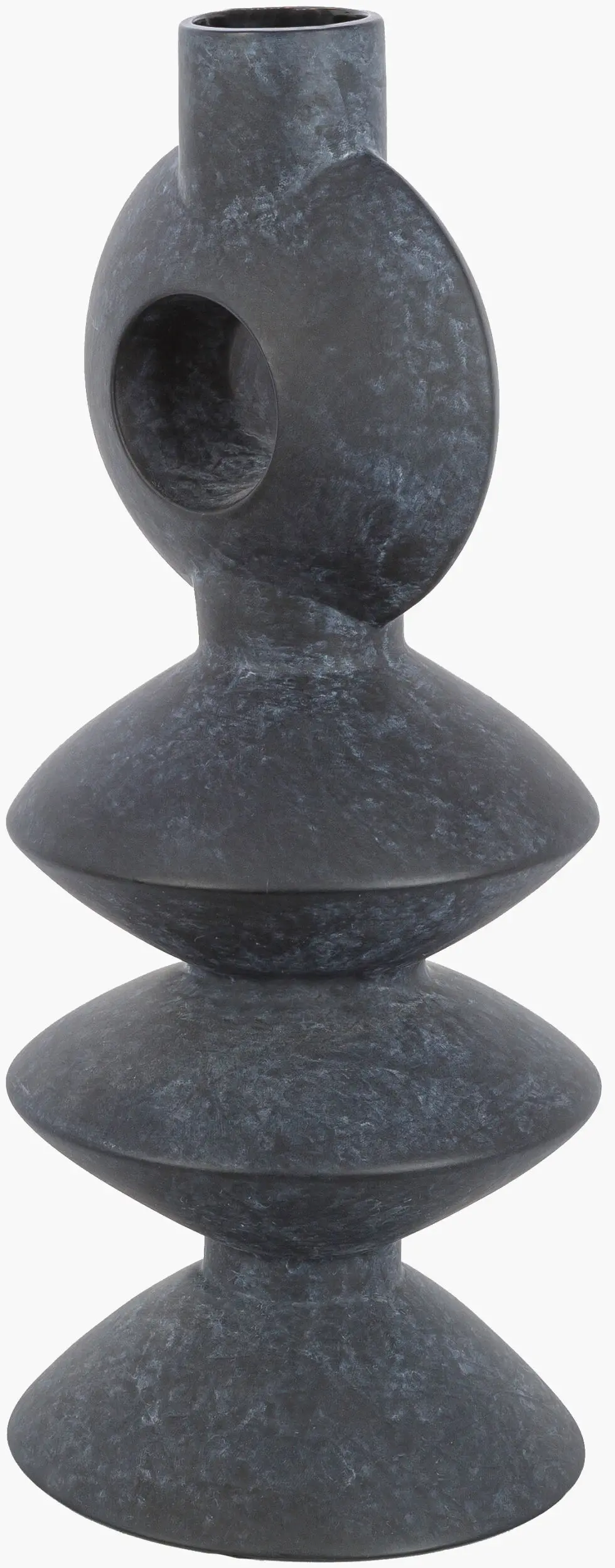 YAG-006 Yagya Black Ceramic Vase-5