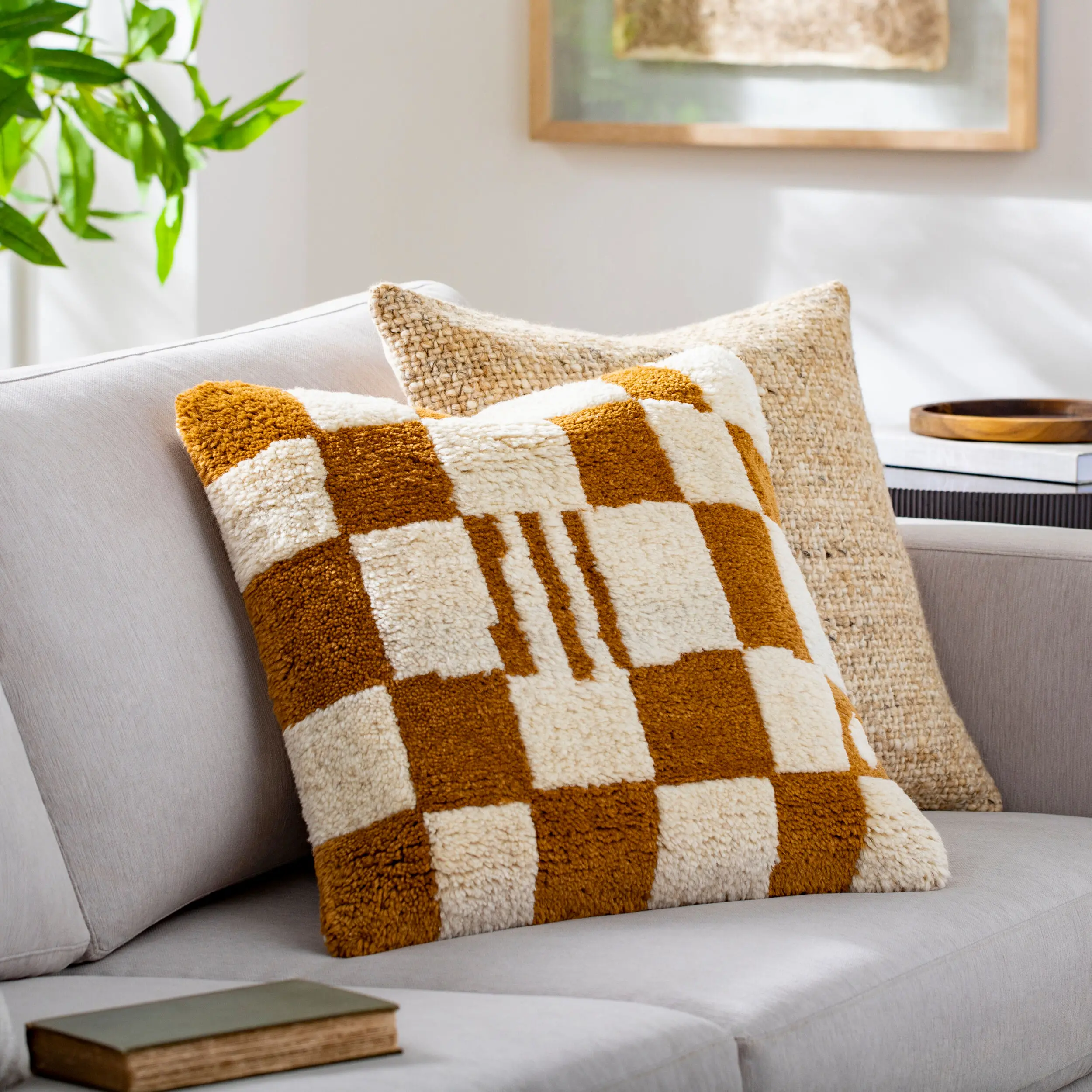 BDR001-2222P Balder Brown Accent Pillow-2