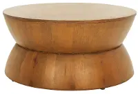 COF6601B Alecto Medium Walnut Round Coffee Table