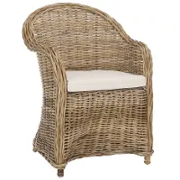 SEA7006A Zane Rattan Club Chair