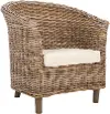 FOX6501C Omni Natural Woven Barrel Chair