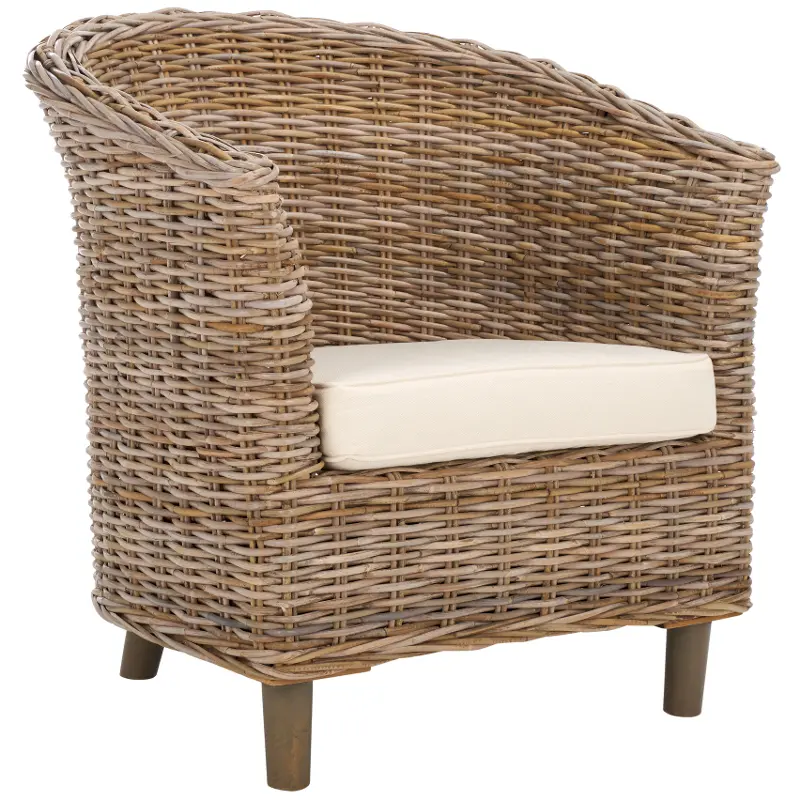 Omni Natural Woven Barrel Chair