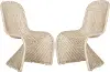 SEA8009A-SET2 Tana Wicker Side Chairs - Set of 2