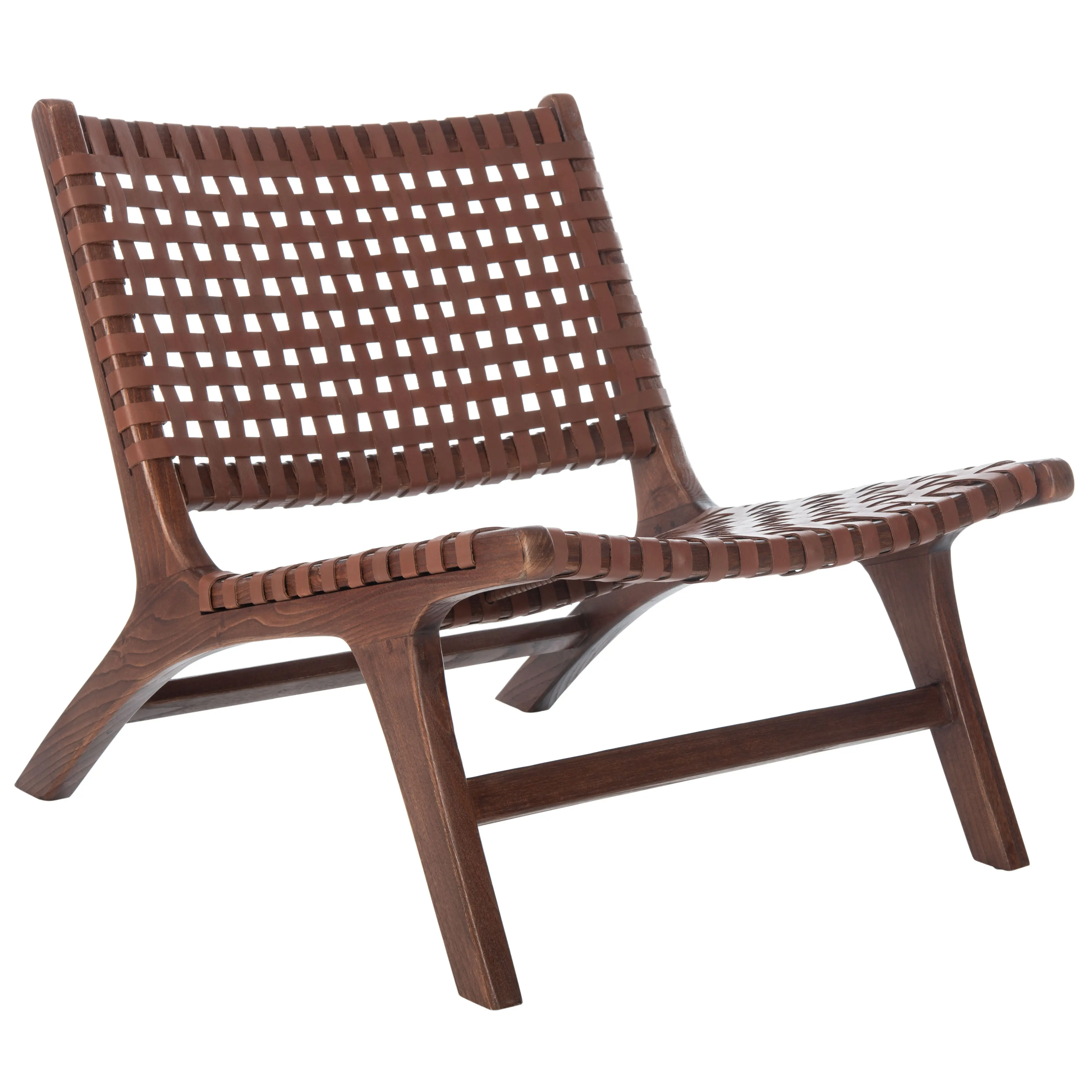 ACH1002B Luna Cognac Woven Accent Chair-1