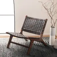 ACH1002C Luna Brown Woven Accent Chair