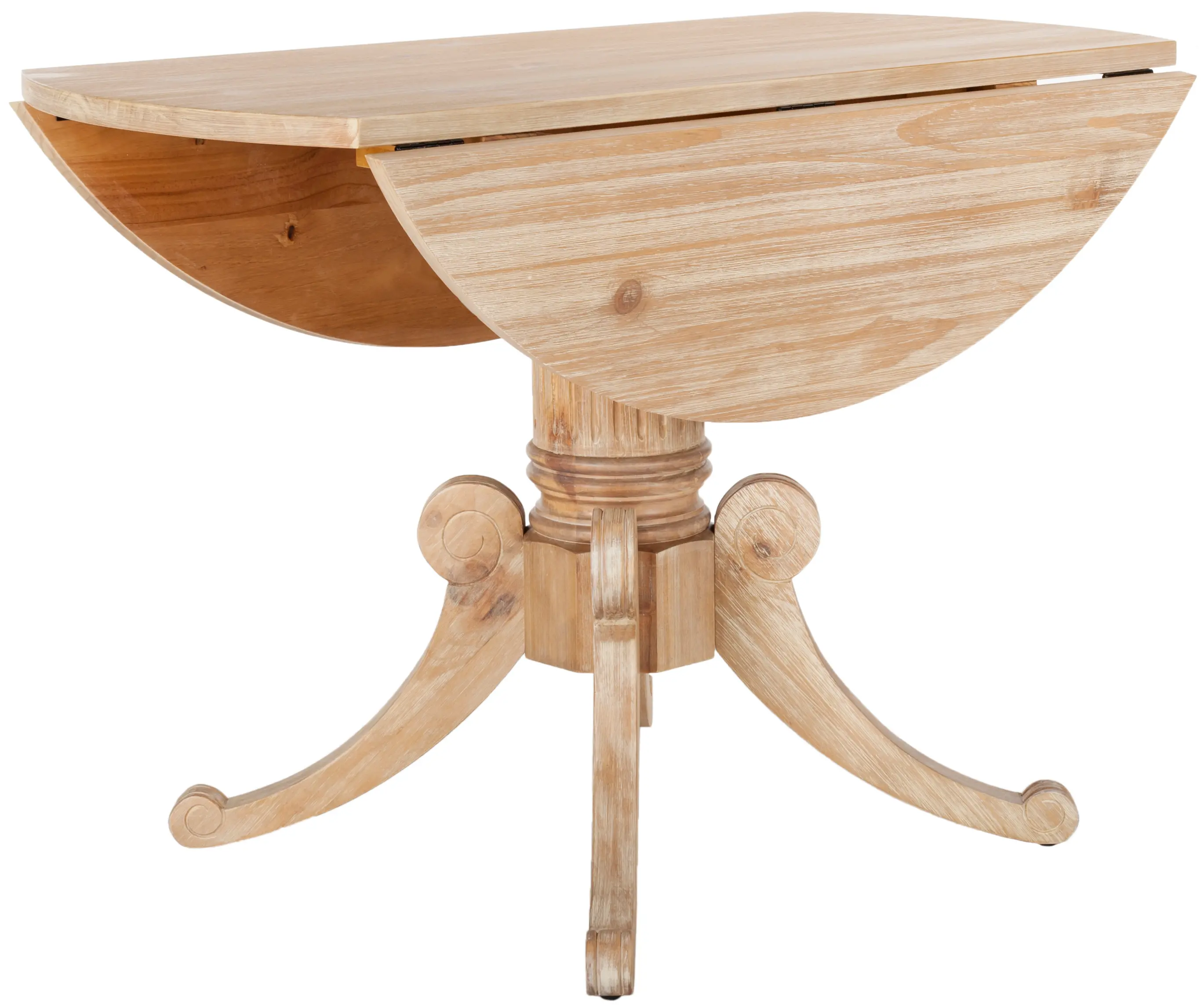 DTB1000B Forest Natural Drop Leaf Dining Table-3
