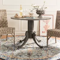 DTB1000C Forest Gray Wash Drop Leaf Dining Table