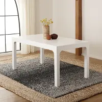 DTB5001A Gael Modern White Dining Table