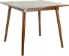 DTB9200A Simone Wood Square Dining Table