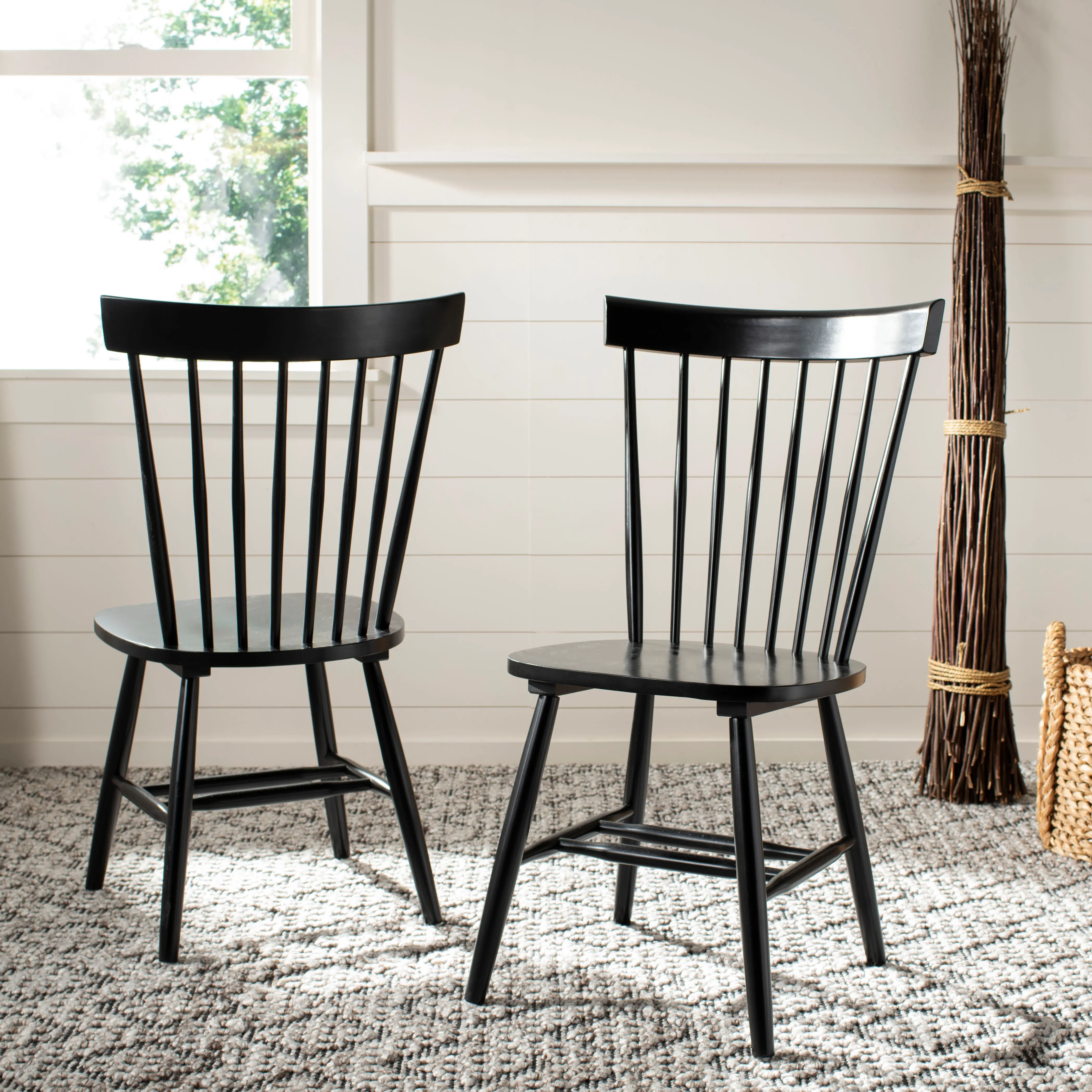 AMH8500B-SET2 Parker Spindle Side Chairs - Set of 2-2