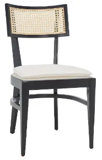 DCH1007B Galway Black and Cane Dining Chair
