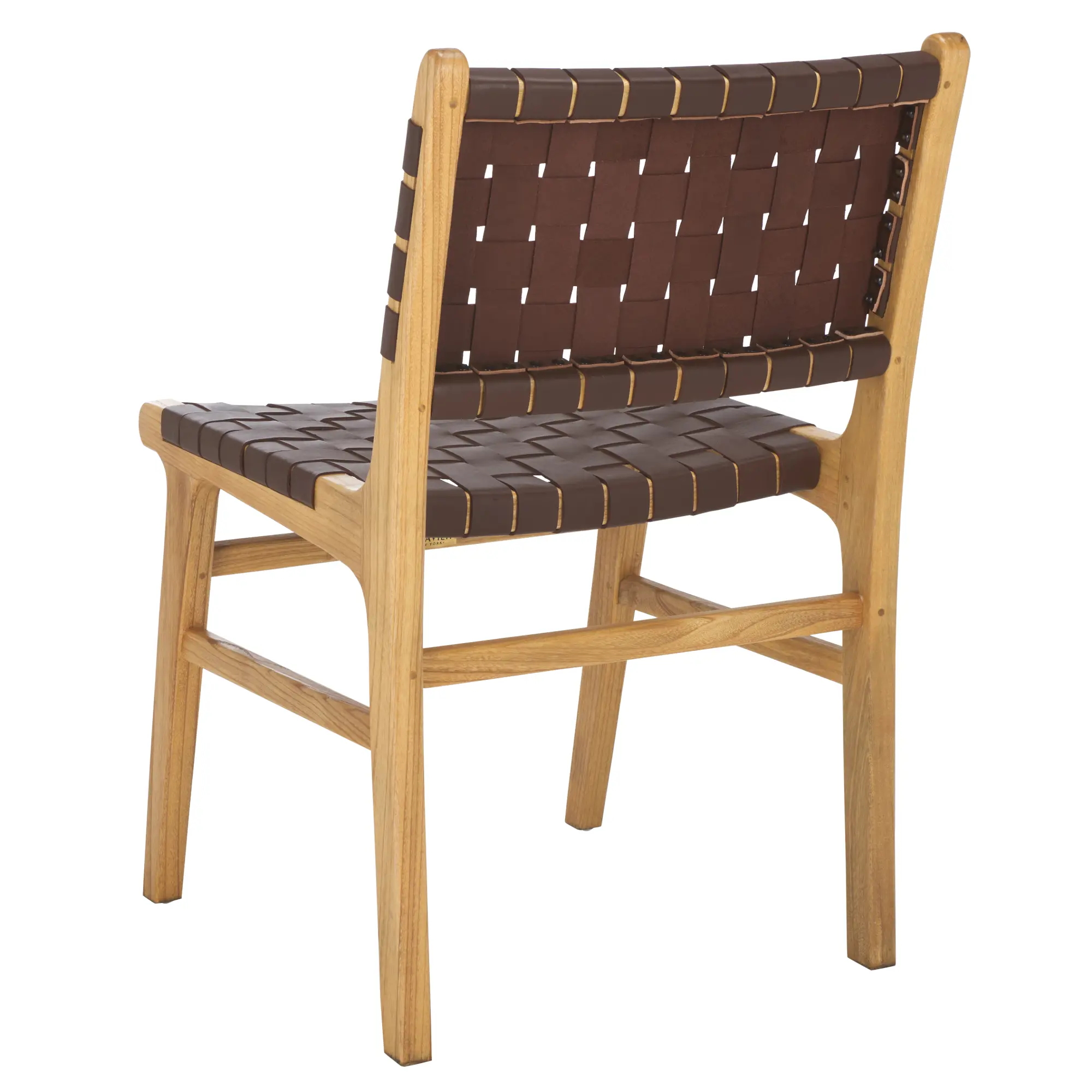 Taika Brown Leather Dining Chairs - Set of 2 | RC Willey